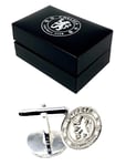 CHELSEA FC STERLING SILVER MENS EXECUTIVE CREST SHIRT CUFFLINKS CFC GIFT BOX