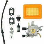 Ulisem - Carburateur pour Stihl Fs400 Fs450 Fs480, Filtre à Air et Carburant Inclus, Accessoire pour Débroussailleuse.