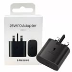 SAMSUNG OFFICIAL 25W Super-Fast Type C Charger Adapter Plug For S21 S22 S23