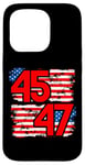 Coque pour iPhone 15 Pro 45 47 Trump 2024, Trump President 45 47, 45 47 Chemise pour homme