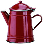 ibili Coffee Pot Roja conical 0,5 l of Enamelled Steel in red, 10 x 10 x 20 cm