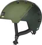 Abus Casque de ville ABUS Skurb ACE - casque de vélo stylé pour le quotidien, le skate, le BMX ou le longboard - vert, taille M