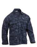 Rothco BDU Skjorta 1 (Digital Midnight Camo, M) M Digital Camo