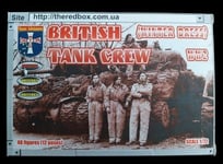 1 grappe de figurines au 1/72. ORION 72061, Equipage Char Britannique hiver WW2.