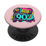 Vintage 90s Party Outfit Men Women Eighties I Love The 90s PopSockets Adhesive PopGrip