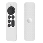 Trolsk Pattern Silicone Case (Siri Remote gen 3/2) - skal - Hvid