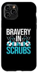 Coque pour iPhone 11 Pro Bravery In Scrubs Infirmière