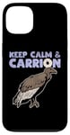 Coque pour iPhone 13 Keep Calm And Carrion Vautour Scavenging Bird