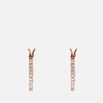 Coach Women's Pave Huggie Earrings - Ro/Peach