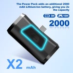 PS5 Playstation 5 Kontroll 2000mAh PowerBank Externt batteri