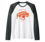 Deadwood South Dakota USA Bison Design Souvenir Raglan Baseball Tee