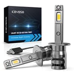 KOYOSO Ampoules H1 LED 16000LM, Feux de Voiture Compatible avec DC 12V pour Efficacité Energétique