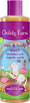 Childs Farm | Kids Hair & Body Wash 500Ml | Blackberry & Organic Apple | Suitabl