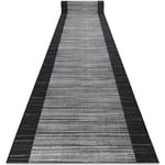 Rugsx - tapis de couloir antidérapant streifen 80 cm anthracite grey 80x120 cm