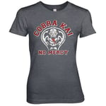 Hybris Cobra Kai - No Mercy Girly Tee (Black,XL)