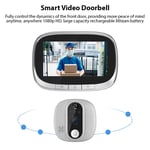 Smart Doorbell Camera 2.4GHz WiFi Peephole Camera 4.3-inch IPS Display A GB