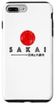 Coque pour iPhone 7 Plus/8 Plus Sakai City Années 90 Rétro Japon Esthétique Années 80 Sakai