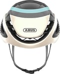 Abus Casque de vélo de Course ABUS Gamechanger - Casque de vélo aérodynamique avec des propriétés de Ventilation optimales pour Femmes et Hommes - Or/Turquoise, Taille S