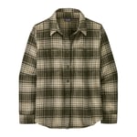 Patagonia Women's Fjord Flannel Shirt Cascade/Pine Needle Green, Cascade: Pine Needle Green, XS