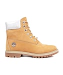 Timberland Womens 6' Premium Waterproof Boots - Tan - Size UK 5