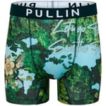 Boxers Pullin  Boxer Long Homme Microfibre FELLAS Vert