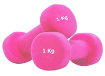 G5 HT SPORT Neoprene Dumbbells for Gym and Home Gym, Non-Slip 0.5 to 6 kg, Pair or Single (2 x 1 kg)