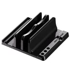 Universal Laptop Vertical Stand Black Plastic for Pc Laptop Computer Tablet H3I5