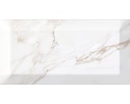 Kakel Metro fasad Carrara vit blank 10x20x0,8 cm