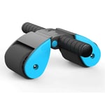 Laberry Poignées De Pompe Roue Géant Double Rangée ABS en Caoutchouc Rouleau Anti-dérapant Ultra-Large Tire Abdominal Muscle Roller Home Fitness Equipment (Color : Blue)