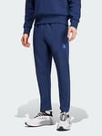 adidas Originals Manchester United Seasonal Doubleknit Pants - Blue, Blue, Size L, Men