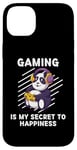 Coque pour iPhone 14 Plus Le jeu Kawaii Panda est mon secret pour trouver le bonheur