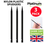 3 BLACK NYLON PLASTIC SPUDGER OPENING TOOL FOR iPHONE iPAD TABLET LAPTOP REPAIR