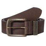 Wrangler Men's Metal Loop Belt, Brown, 100 cm