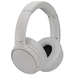 Panasonic RB-M600 Wireless Headphones with Hybrid ANC, Over-Ear Swivel Design, Bluetooth 5.3, Built-in Mic, Up To 65 Hours Playtime, XBS Deep, USB-C, White