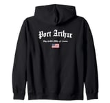 Port Arthur Gothic Design Zip Hoodie