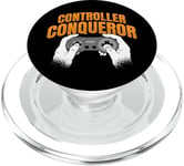 Controller Conqueror - Gaming Mastery PopSockets PopGrip for MagSafe