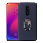 Hicaseer OnePlus 7 Pro Case, 360Â° Rotating Metal Bracket Compatible with Magnetic Car Holder for OnePlus 7 Pro - Dark Blue