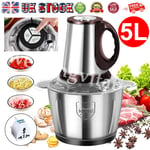 5L Electric Meat Grinder Mincer Mixer Home Blender Food Chopper Processor