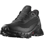 Salomon Men's Alphacross 5 Gore-Tex Running Shoe, Black/Black/Ebony, 10.5 UK