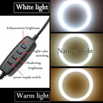 10" Led Ring Light Photographic Selfie For Mobile Liv 1#