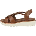 ARA Femme Bilbao Sandales, Cognac 12 33512 09, 36 EU