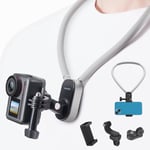 Support Snap Magnétique, Accessoire Caméra Sport Vlog Compatible avec GoPro Hero 12/11/10/9//DJI Osmo Action/Smartphone avec Adaptateur Vertical pour Clip Téléphonique