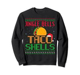 Jingle Bell Taco Shells Christmas Mexican Png Sweatshirt