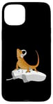 Coque pour iPhone 15 Plus Beardie Reptiles Gamers - Dragon barbu jouant au jeu vidéo