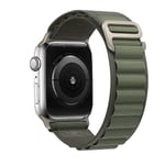 Alpine Loop Band För Apple Watch Rem 49mm 44mm 40mm 45mm 41mm 42mm 38mm 38 40 44 45 Mm Armband Iwatch Ultra Series 7 6 3 Se 8 green 38 40 41mm