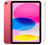 Apple 10.9” iPad (64 GB, Pink) & Pencil (USB-C) Bundle, Pink