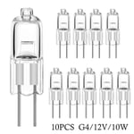 10 stk halogenpærer kapsellamper G4-12V-10W G4-12V-10W G4-12V-10W