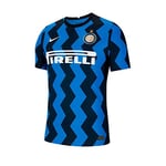 Nike Inter M Vapor MTCH JSY Ss HM T-Shirt - Blue Spark/(White) (Full Sponsor), X-Large