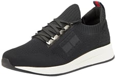 Tommy Jeans Baskets de Running Homme Chaussures de Sport, Noir (Black), 41