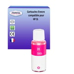 Bouteille encre compatible avec HP 31 pour HP Smart Tank 513 Wireless - Magenta - 70ml - T3AZUR